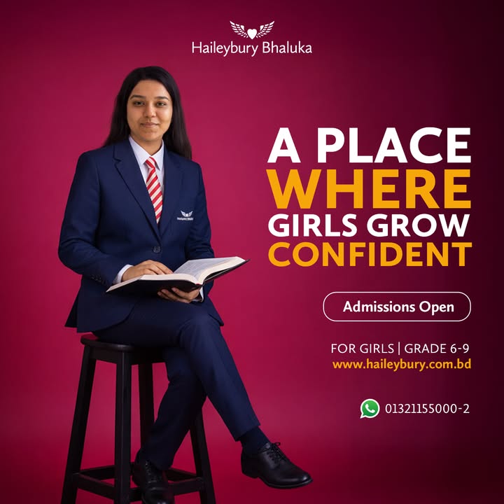 Confident girls at Haileybury Bhaluka engaged in academic and extracurricular activities