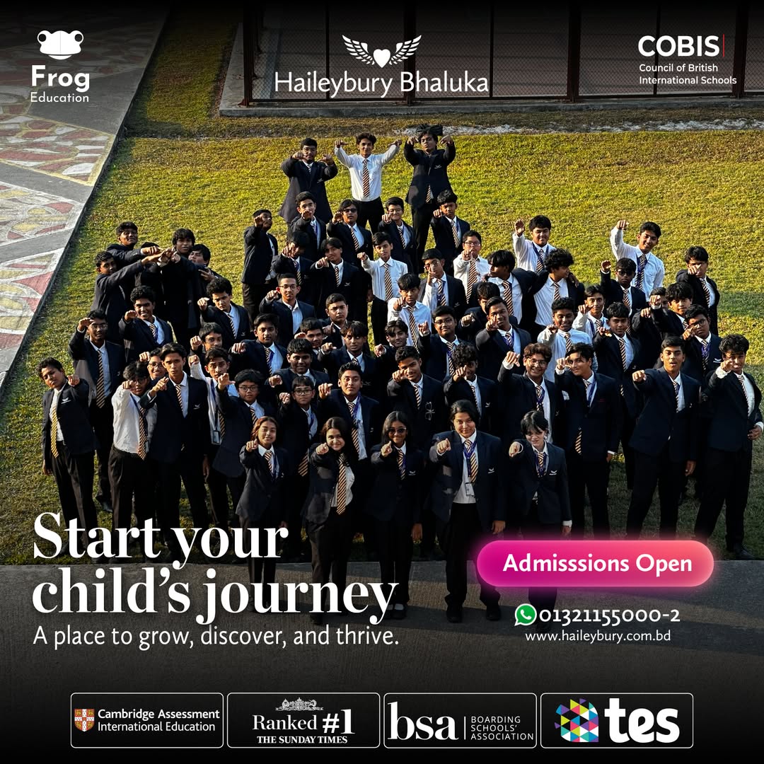 Haileybury Bhaluka students in vibrant campus facilities, engaging in academics and sports