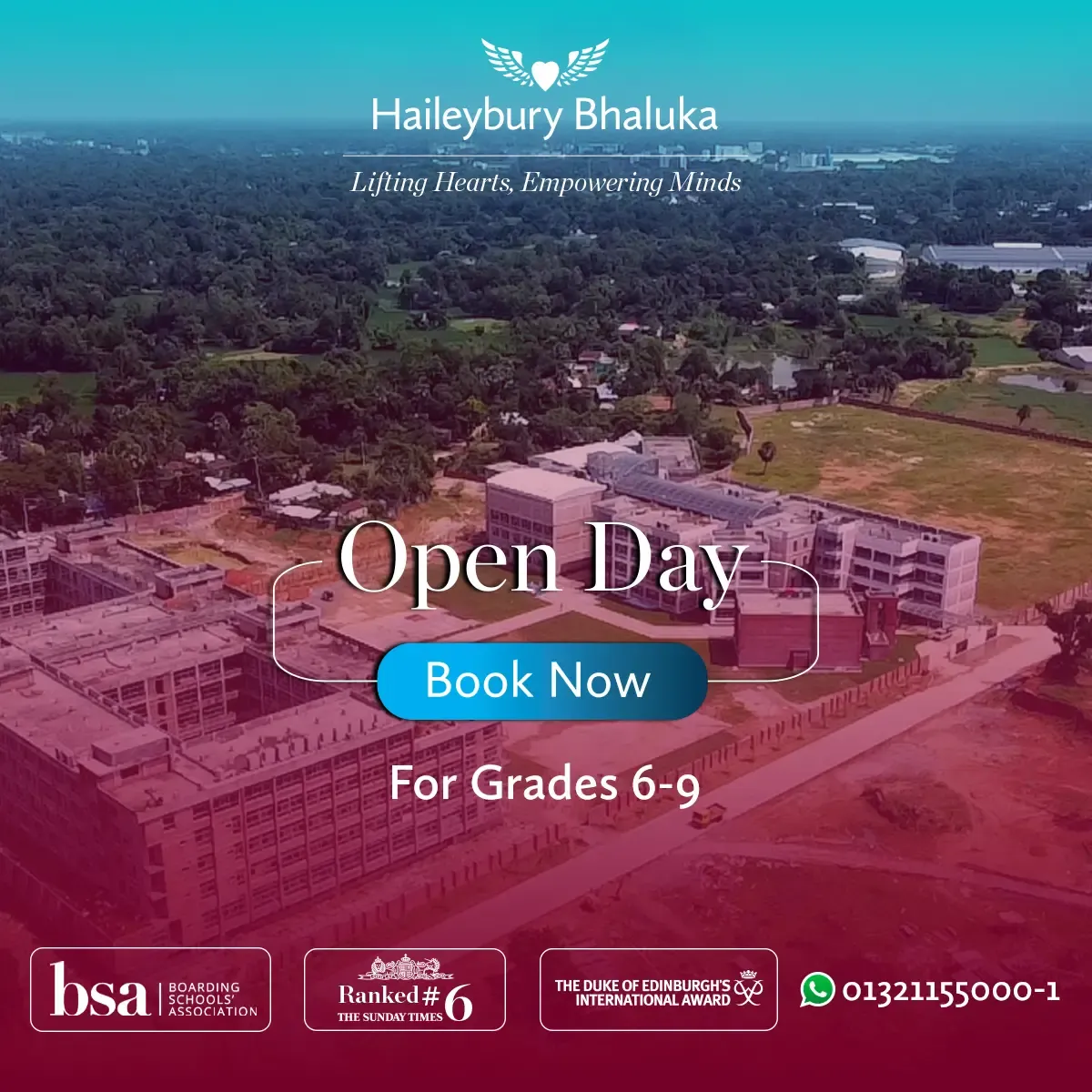 Haileybury Bhaluka is staging a special open day for founding students.