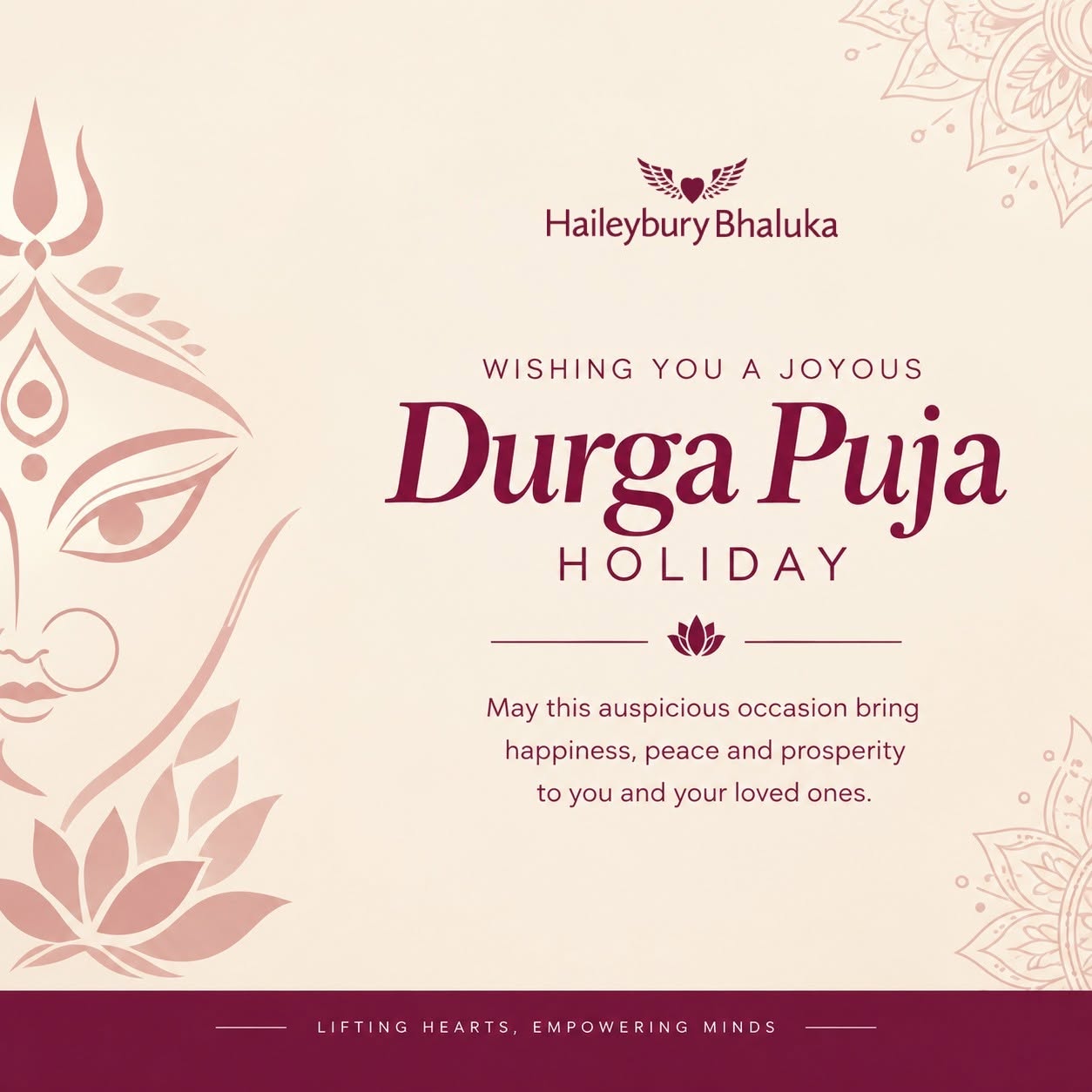 Warm Wishes for Durga Puja!