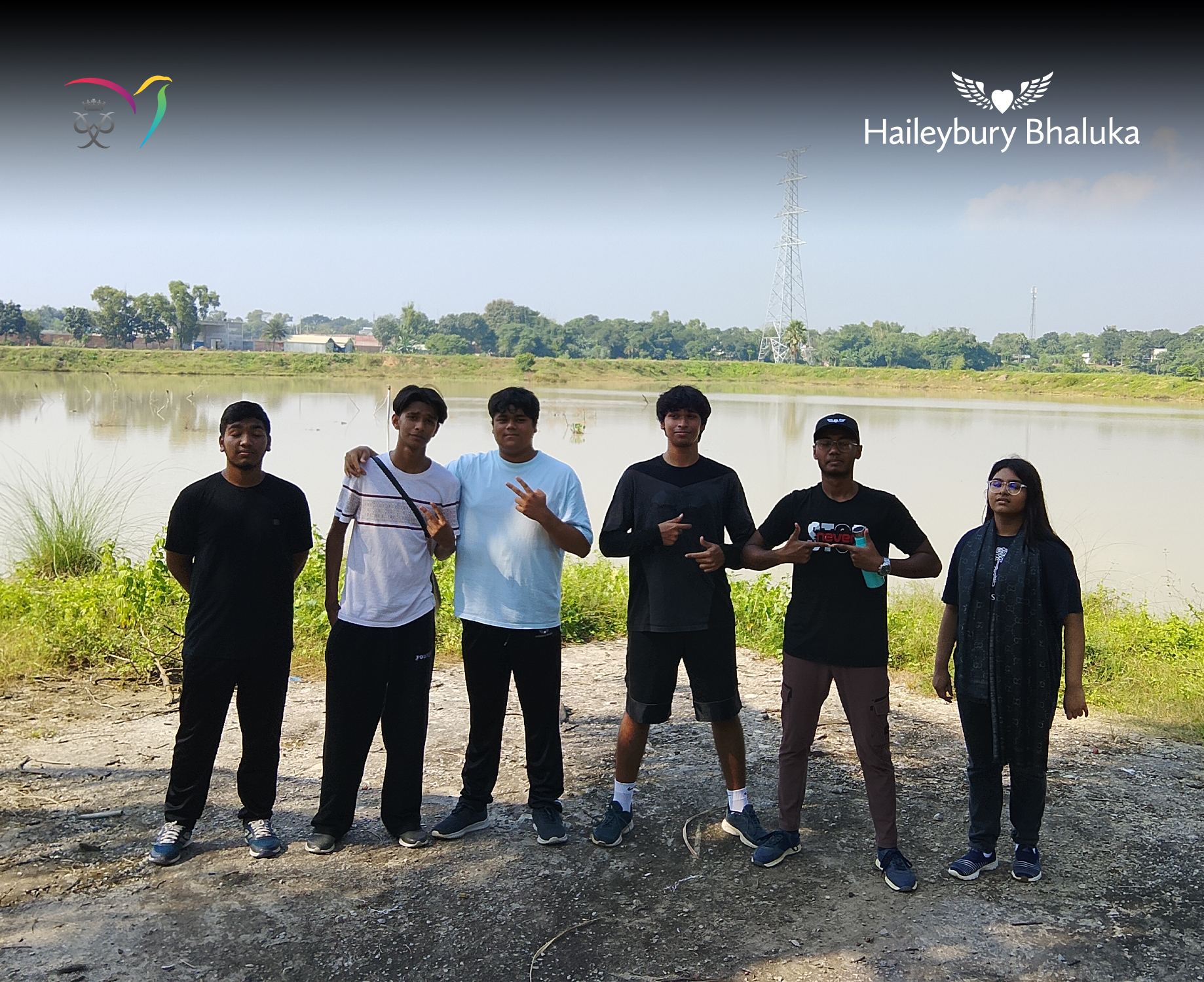 Haileybury Bhaluka Year 11 students exploring rural Mymensingh for Duke of Edinburgh’s Award and Global Perspectives programme