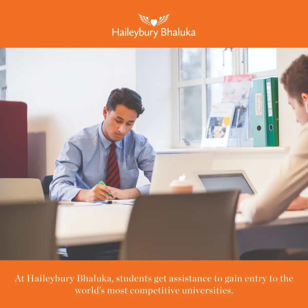 At Haileybury Bhaluka, pupils who will be applying to universities in any country will have access to specialised advice and counselling