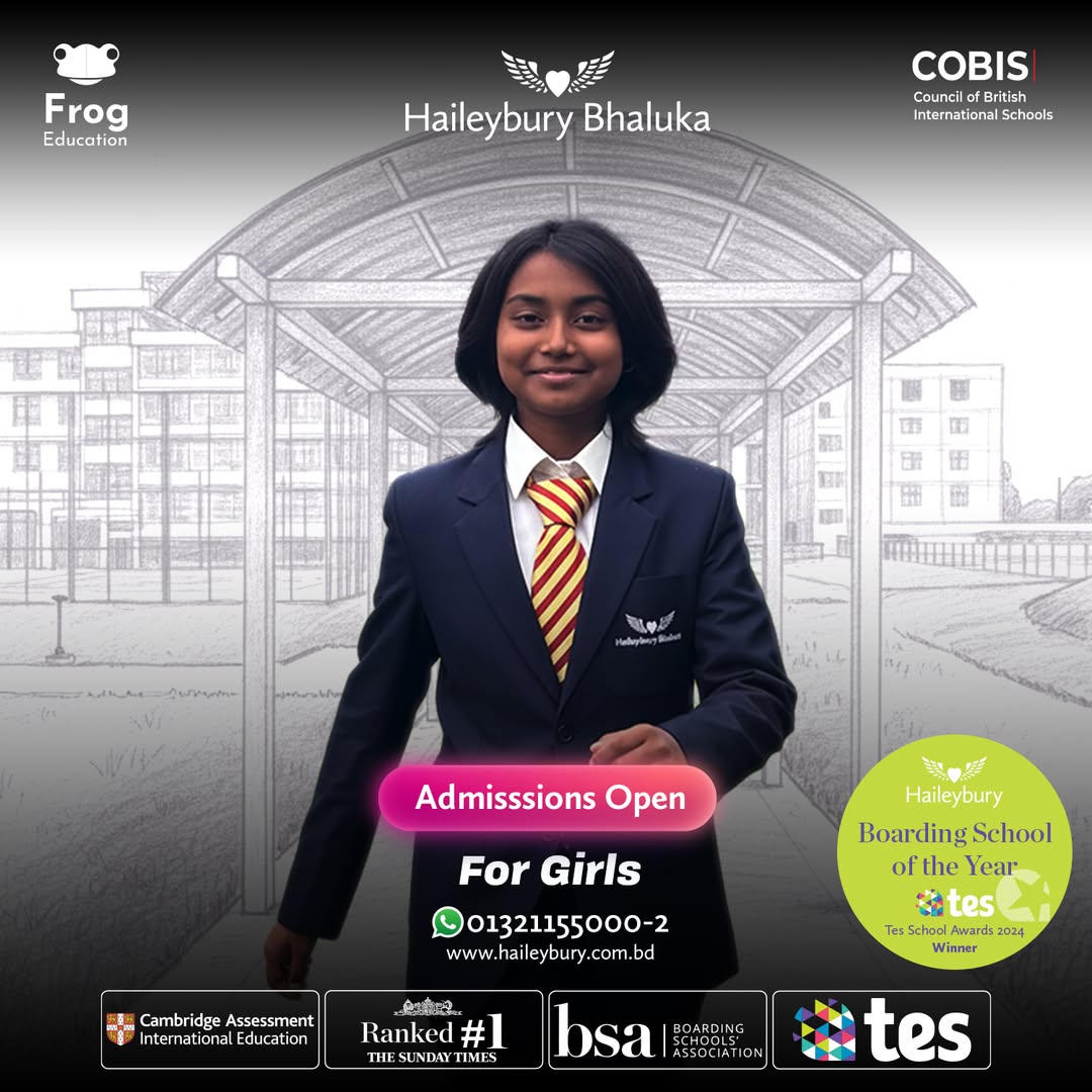 Girls at Haileybury Bhaluka enjoying a safe and nurturing boarding environment