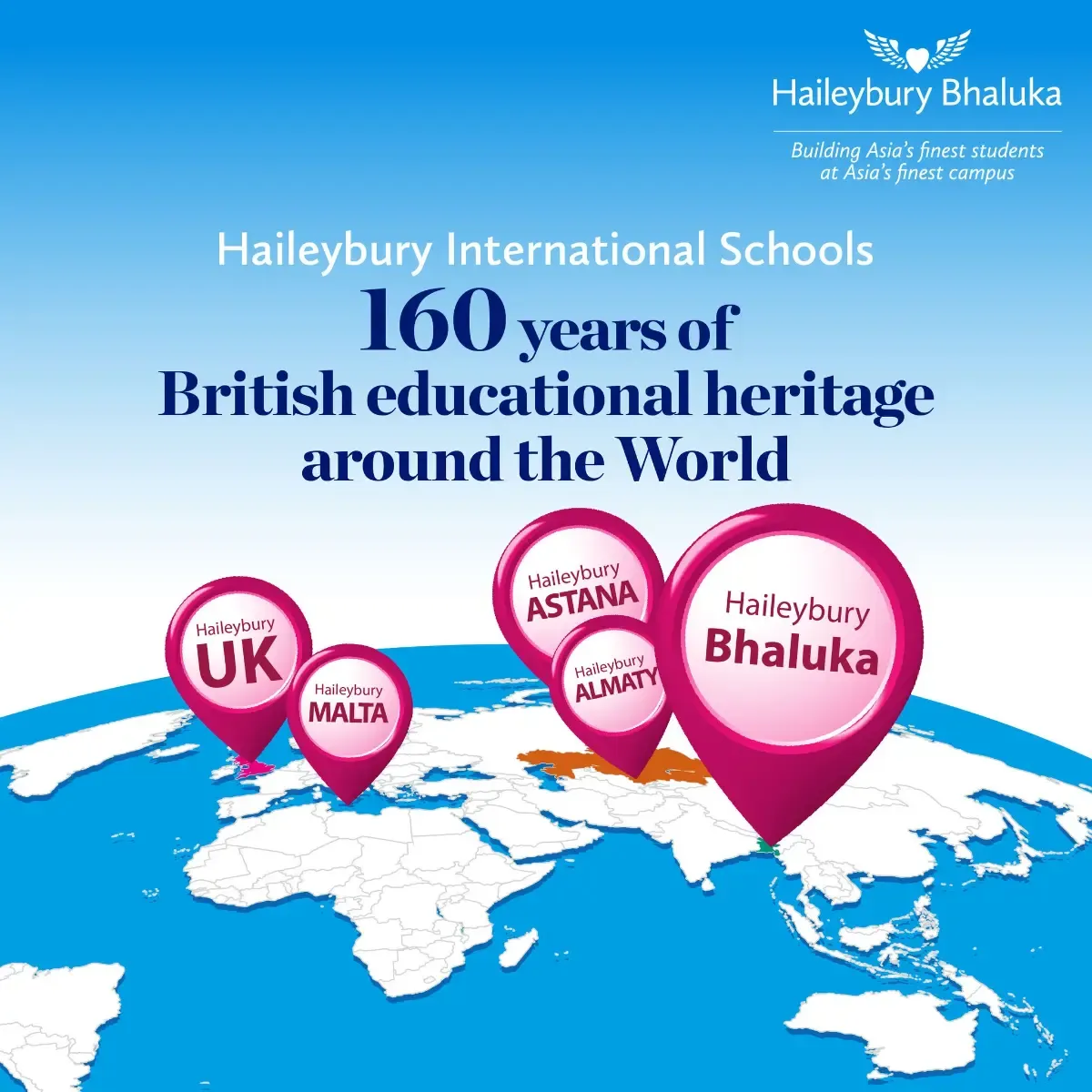 With 160 years of excellence in British education, Haileybury has a robust global network of six world-class schools.